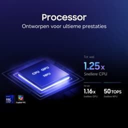 SAMSUNG Galaxy Book6 Ultra NP964UJH-XG4NL - 16 inch - WQXGA+ - Intel Core Ultra 7 356H - 32 GB - 1 TB - GeForce RTX™ 5070 - QWERTY — thumbnail 4