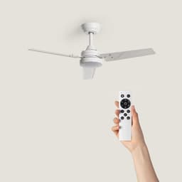 Stille Plafondventilator 105cm met Afstandsbediening en Verlichting - Geschikt voor Buiten — thumbnail 2