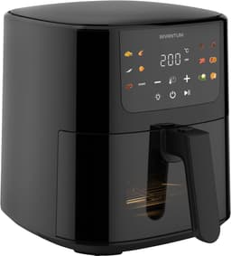Inventum GF502HLDB Airfryer - 5L - Kijkvenster - 11 programma's - 70-200 °C - Tot 5 personen - Zwart — thumbnail 5