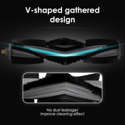 (2 stuks) Rolborstels Geschikt voor robotstofzuiger ECOVACS DEEBOT X1 Omni/ X1 Omni/ T20/ T10/ T10 Plus/ T10 Turbo/ T10 Omni, robotstofzuiger rolborstelset, vervangende onderdelen — thumbnail 2