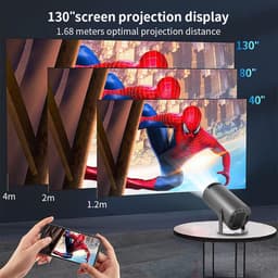 Lexium Mini beamer - Projector - Beamerscherm - Projectiescherm - Outdoor & Indoor Projector - — thumbnail 2
