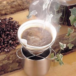 Compacte spiraalvormige koffiemachine - Draagbare roestvrijstalen filterkoffiemachine, geschikt voor reizen, kamperen, fietstochten en thuisgebruik - Lichtgewicht, opvouwbaar en milieuvriendelijk ontwerp — thumbnail 3