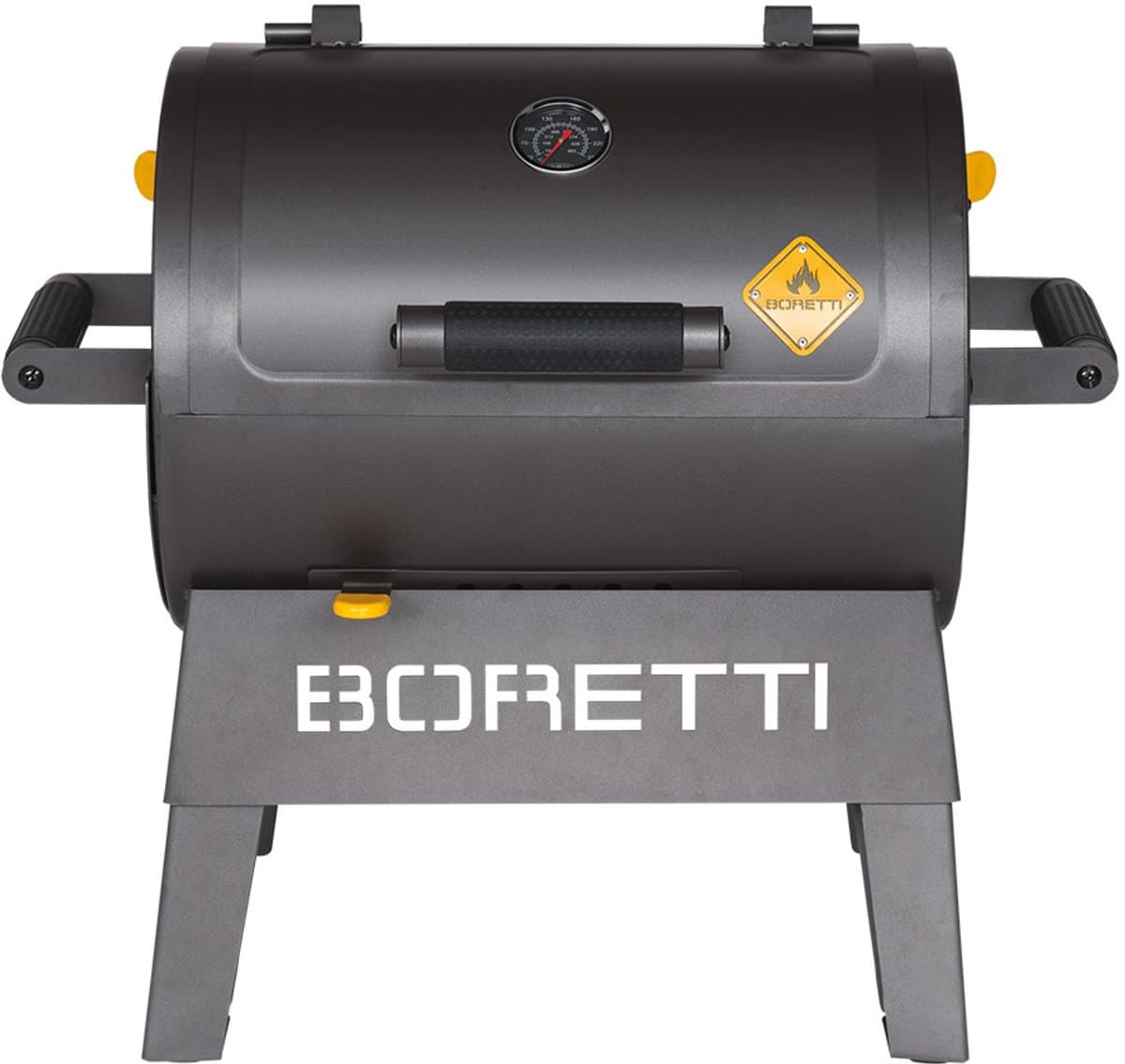 Boretti - Terzo Houtskool Barbecue - Grilloppervlak (LxB) 30 x 40 cm - Compact - Zwart — afbeelding 1