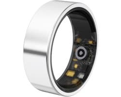 Lacardia Smart ring - Slimme ring - Zilver- Maat 8 - Beschikbaar voor android en IOS - Eigen app - Unisex voor Dames & Heren
