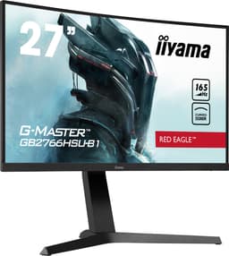 iiyama G-Master GB2766HSU-B1 Red Eagle - 27 inch - Full HD - VA - 165 Hz - Verstelbaar - Curved — thumbnail 1