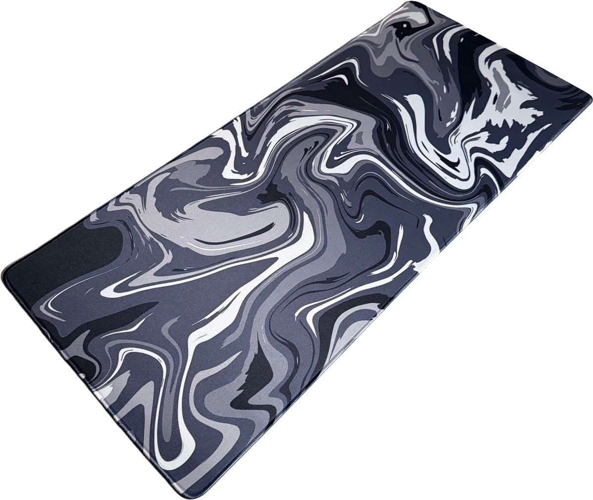 Muismat xxl - Grey Bevel - Gaming - 900 x 400 x 3 mm - Antislip — afbeelding 1