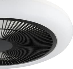EGLO Kostrena Plafondventilator met lamp - Ø 45,5 cm - 3 snelheden - Instelbaar wit licht - Dimbaar - AC longer life - Wit/Zwart - Sterren — thumbnail 4