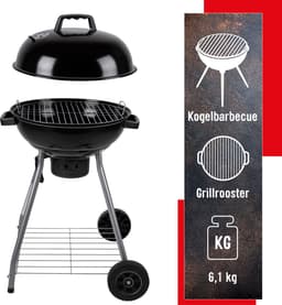 BBQ Collection Barbecue met Deksel - BBQ Houtskool met Asopvangbak - Barbeque Grill - Ø 45 cm — thumbnail 5