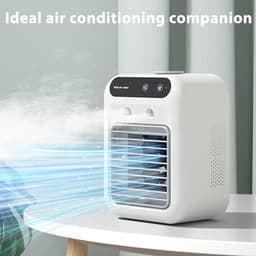 Draagbare luchtkoeler - Mini airconditioner USB ventilator voor slaapkamer — thumbnail 2