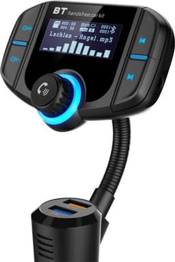 FM Transmitter Bluetooth - Autolader USB Oplader - Handsfree Bellen - MP3 - Auto Lader - Bluetooth Carkit - Muziek Streamen - Quick Charge 3.0 — thumbnail 5