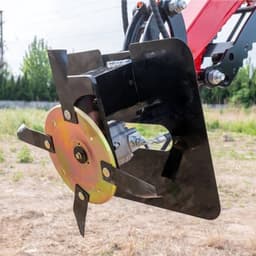 Hydraulische Grasmaaier - Voor Minigraafmachine 1-1,5 Ton - 25 Kg Gewicht - Metaal - Voor Landbouw - Maaier Trimmer — thumbnail 4