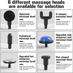Elektrische Massage Gun met Warmte en Koude Functie — thumbnail 3