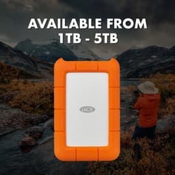 Externe Harde Schijf - Draagbare Opslag - Bestanden Beschermen - Schok- en Drukbestendig - Tot 5TB - Oranje — thumbnail 5