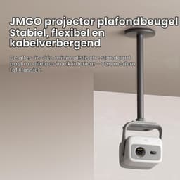 Beamer Plafondbeugel Grijs - Verstelbare Montage Voor Projectoren - Metaal - Lichtgewicht En Schokbestendig — thumbnail 1