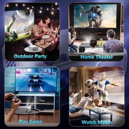 Projector - Beamer - Mini-projector - 5G - Bluetooth - Full HD — thumbnail 3