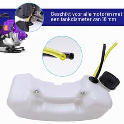 5 Sets Universele Brandstoffilterset, Grasmaaier Brandstofleiding, Brandstofslang met Filter Primer Lamp Assy, Maaimachine Maaier Brandstofbuis Strimmer voor Maaier Bosmaaier, Grasmaaier — thumbnail 4