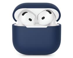 Studio Air Hoesje geschikt voor Airpods 5 - Royal Blue - Schokbestendige Siliconen Case