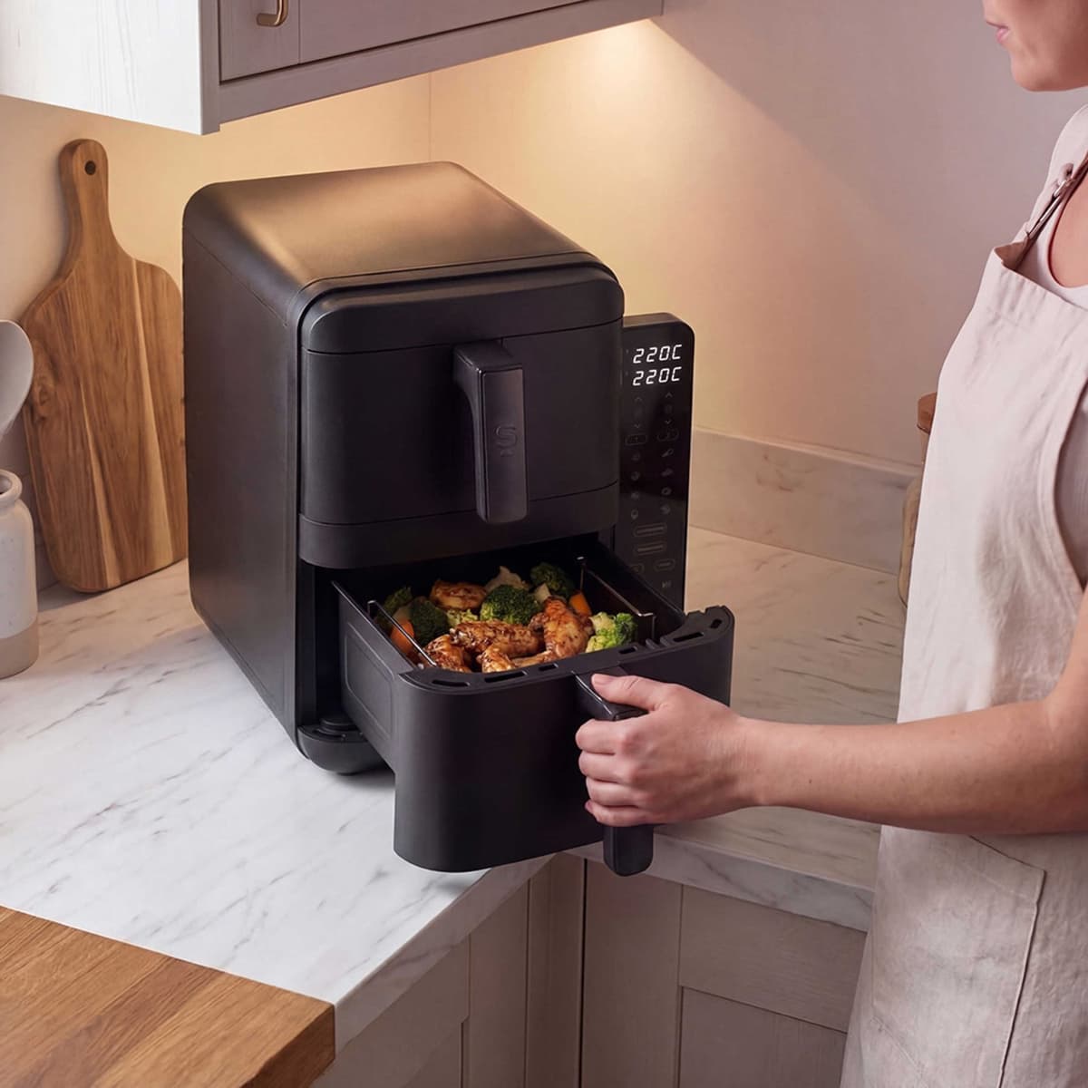 Salter VertiCook Ultra Stapelbare Airfryer - 9L | 2400W | 60-230°C — afbeelding 1