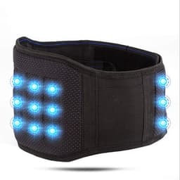Lumbale steunriem, zelfverwarmende onderrug ondersteuning rug heupriem, ademende lumbale steunbrace geleverd voor pijn en spierspanning verlichting — thumbnail 1