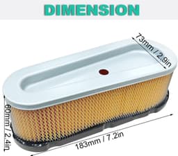Dailygoods - Luchtfilter met Vervangingsvoorfilter - Geschikt voor Grasmaaier - Hoogwaardige Kwaliteit - 7-1/4 inch - Betrouwbaar en Duurzaam - Voor B — thumbnail 5