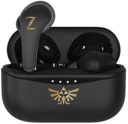 Zelda - draadloze oordopjes | earpods - met oplaadcase - touch control - extra eartips - TWS (zwart) — thumbnail 1