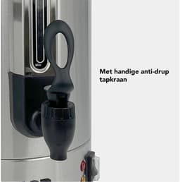 HCB® - Professionele Horeca Percolator - 18,2 liter - 120 kopjes - 230V - RVS / INOX Perculator - Elektrisch koffiezetapparaat - Volautomatische koffiemachine - 36x36.5x57.5 cm (DxBxH) - 3.40 kg - 1348 — thumbnail 4
