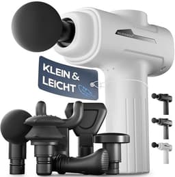 Massagepistool met 6 opzetstukken en 3200 omw/min - Diepe Spiermassage met USB-C Aansluiting — thumbnail 1