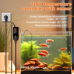 Digitale Temperatuurregelaar met Sensor voor Verwarming en Koeling (220V) — thumbnail 5