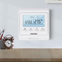 Programmeerbare Digitale Thermostaat voor Elektrische Vloerverwarming met Vloersonde en Weekprogrammering — thumbnail 3
