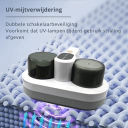 Huisstofmijt Stofzuiger - mijtzuiger - voor matrassen met UV-licht handstofzuiger - 400 W vermogen 14 kPa matrasstofzuiger - hete luchtfunctie - ultrasone warmteborstelroltechnologieën - bedstofzuiger — thumbnail 5