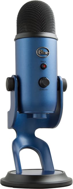 Blue Microphones Yeti - Microfoon - USB - Studiokwaliteit Streaming en Recording - Blauw — thumbnail 1