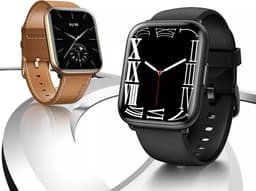 Belesy® LAOS – Smartwatch Dames – Smartwatch Heren – Horloge – 1.78 inch Touchscreen Kleurenscherm – Stappenteller – Hartslag – Zuurstofgehalte – 100+ Sporten – Calorieën – Bluetooth 5.1 – Zwart Siliconen - Moederdag — thumbnail 4