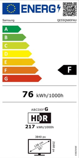 Samsung QE55QN80F - 55 inch - 4K Neo QLED - 2025 + 3 jaar extra garantie - Smart TV — thumbnail 2
