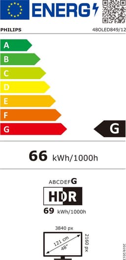 Philips 48OLED849/12 OLED Smart televisie met Ambilight. Winkelmodel. — thumbnail 2