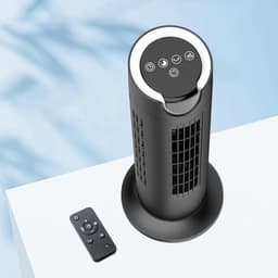 SCH® Ventilator toren - Ventilator staand - Torenventilator - Zwart - ‎16cm x 16cmx 41cm — thumbnail 5