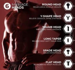 ENOA M8 PRO – Spiermassagepistool – Professionele Percussie Massager – 30 Snelheden – 6 Opzetstukken – LCD Touchscreen – Stille Werking – Inclusief Reistas — thumbnail 3