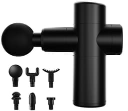 Gloovon® - Massage Gun - Premium Massage Apparaat - Massage gun professioneel - Inclusief Koffer en 6 Opzetstukken - Massage Pistool Mini - Zwart — thumbnail 1