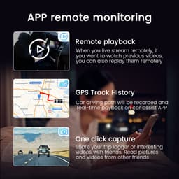 2K-auto-dashcam met 4G GPS en Wi-Fi DVR voor bewaking op afstand — thumbnail 3