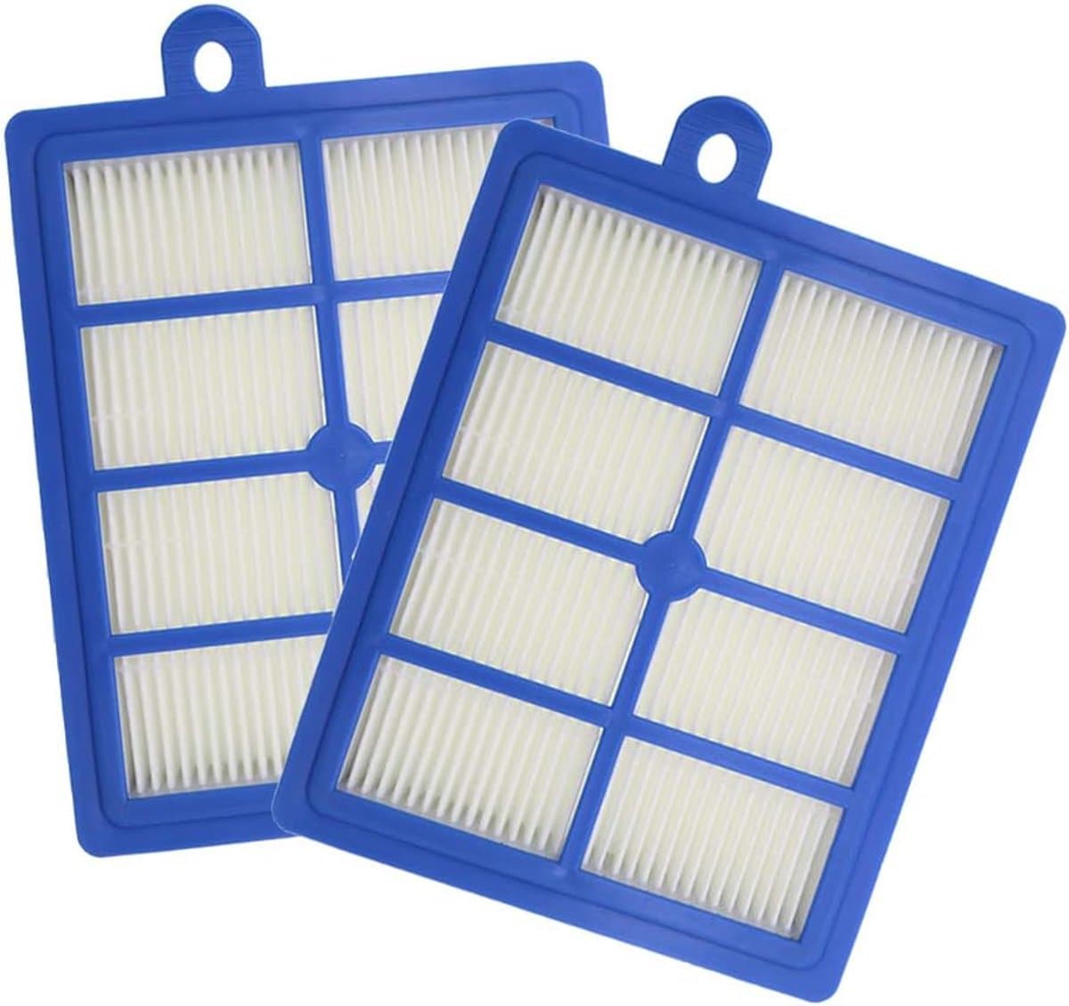 HEPA Filter - Vervangende - 2 stuks - Geschikt voor Philips en Electrolux - Stofzuiger Onderdelen - Vervangt - Standaard Filter - Premium Kwaliteit - Blauw - Voor Mensen met een Allergie — afbeelding 1