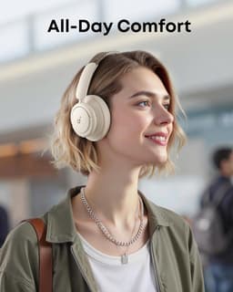 soundcore by Anker Life Q30 Hybrid Active Noise Cancelling Headphones with Multiple Modes - Hi-Res Sound - 40H Playtime - Fast Charge - Soft Earcups - Bluetooth Headphones - Travel - Wit — thumbnail 5
