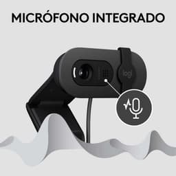 Logitech Brio 100 - Webcam - Full HD - 1080p/30fps - Graphite — thumbnail 3