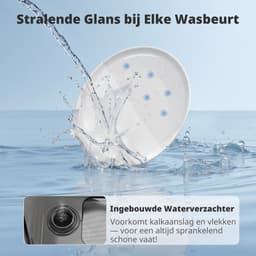 AIRMSEN Mini Vaatwasser - Met Waterontharder - 5L watertank - 4-5 Couverts - Kinderslot & Startuitstel — thumbnail 4