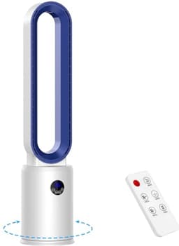 Stille torenventilator met 3 snelheden en 60° oscillatie, met LED-display en timer — thumbnail 1