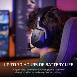 Corsair Void MAX Wireless V2 - Draadloze Gaming Headset - Voor o.a. Xbox, PC, PS5, PS4 - Zwart — thumbnail 4