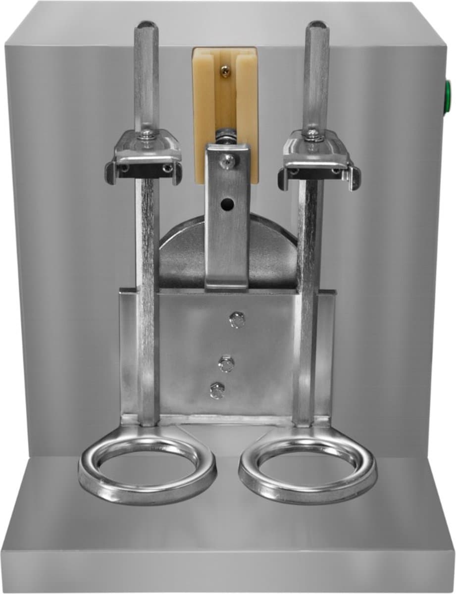 KuKoo Dual-Design Boba Bubble Tea Shaker - Automatische Thee Shaker - Dubbele Cup Efficiëntie - Zilver - 350ml tot 750ml - 120W Motor - 400 r/min Rotation — afbeelding 1