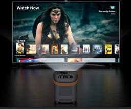 Ntech Draagbare Beamer - Full HD Beamer / Projector - Streamen vanaf iOS & Android via WiFi - Zwart — thumbnail 5