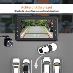 ApexArte® Dashcam voor Auto - Dualdashcam Voor en Achter - Full HD - 1080 - Zwart — thumbnail 4