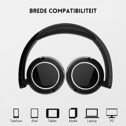 StayPowered Koptelefoon - Veilig & Comfortabel voor Kinderen - 85dB Geluidslimiet - Zacht Memory-Schuim - Ergonomisch Ontwerp - Opvouwbaar & Duurzaam - Verstrengelvrij Kabel - Universele Compatibiliteit - Zwart - Levering Sneller dan Aangegeven! — thumbnail 5