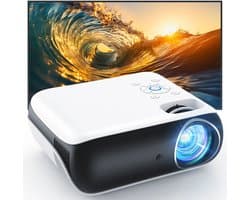Mini Beamer - Mini projector - FHD - AV - Audio - 2x USB - HDMI - 100.000 uur - Bluetooth 5.1 - 10.000:1 contrast - 9500 lumen