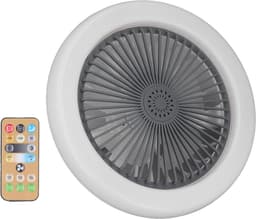 Kleine Plafondventilator met Afstandsbediening en E27 Lamphouder - Ventilatoren met Instelbare Snelheid en Licht 85-265V — thumbnail 1